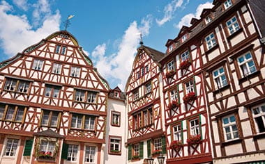 Traditional architecture in Bernkastel-Kues, Germany Traditional architecture in Bernkastel-Kues, Germany